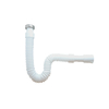 Spiral Sink Siphon With Metal Fitting 1 1/4"