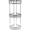 Corner Bathroom Shelf Nickel 6588