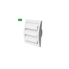 Plastic Ventilation Louver 190X190 mm White