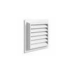 Square Blind With Adjustable Blades and White Screen 189 x 189 mm
