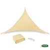 Τρίγωνο Πανί Σκίασης Μπεζ GRASHER 5Χ5Χ5m 