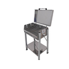 Stainless Steel Electric Grill With Lid 60x32x85cm – 3000W