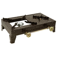 Κουζινάκι Υγραερίου Εμαγιέ Με 1 1/2 Εστίες