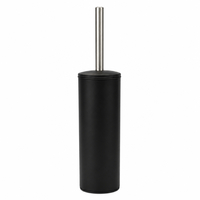 Matte Black Stainless Steel Bathroom Toilet Brush 824762