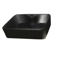 Νιπτήρας Τετράγωνος Μαύρος DOLCE