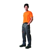 Παντελόνι Εργασίας ERGOLINE Ανθρακί - Πορτοκαλί