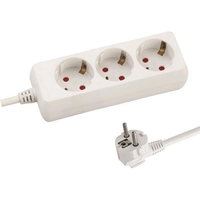 3-way power strip (3 X 1.5 mm) 3 METERS EUROLAMP