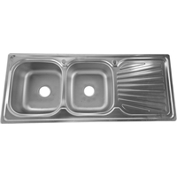 Νεροχύτης Κουζίνας INOX 2 Γούρνες (81 cm X 51 cm)