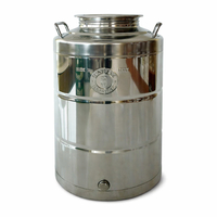 Δοχείο Belvivere Inox 70L Βιδωτό Καπάκι(Στενό Πώμα)