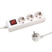 3-Position Power Strip (3 X 1.5 mm) 5m With Switch EUROLAMP