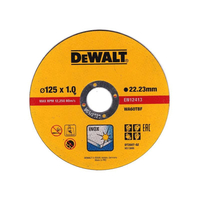 Δίσκος Κοπής Μετάλλου INOX 125ΜΜ DEWALT DT3507