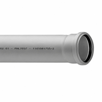PP  Pipe Φ50 with 1 Coupling & Sealing Rubber