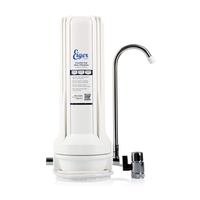 Eiger White Monk Countertop Water Filter with Faucet