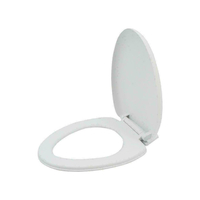 White Panamas Toilet Seat Cover