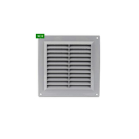 Περσίδα Εξαερισμού Πλαστική 150Χ150 mm Γκρί