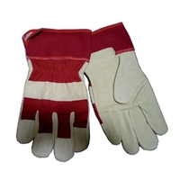 Γάντια Δερματοπάνινα Τύπου PASA Κόκκινα 