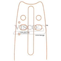 VISCO Λάμα Αλυσοπρίονου 25cm CARVING Για Αλυσίδα 1/4’’-(1.3mm)-60E