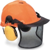 Επαγγελματικό Κράνος - Μάσκα Με Σίτα & Ωτοασπίδες NOVA