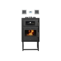 Ενεργειακό Τζάκι Αερόθερμο Με Φούρνο 11KW ALFATHERM A04f