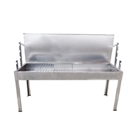 Παραδοσιακή Ψησταριά Κάρβουνου Με Πλάτη 55 Χ 150 cm