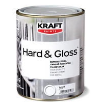 Βερνικόχρωμα Hard & Gloss - Kraft Paints "Μπλε Μυκόνου 70"΄0.18L