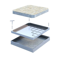 Επιγεμιζόμενο Κάλυμμα Φρεατίου Aλουμινίου DC-60 LIGHT 400 X 500 mm