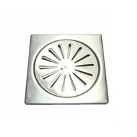 Σχαράκι Inox Μπάνιου Ανοιγόμενο 15 X 15 cm Βαρέως Τύπου