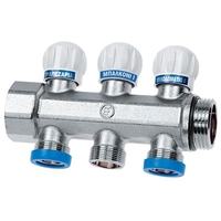 Συλλέκτης 3 Παροχών 1" Smart Form 1662 Brass Form