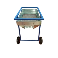 Κοσκίνα Ελαιοσυλλογής Χειροκίνητη (Αποφυλλωτής) Με Ρόδες