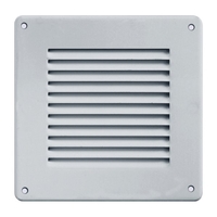 Περσίδα Εξαερισμού Μεταλλική 140Χ140 mm Γκρι