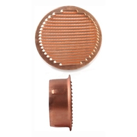 Μεταλλική Περσίδα Εξαερισμού Φ200 Βιδωτή Με Σίτα