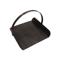 Μεταλλική Ξυλιέρα Τζακιού Μαύρο-Χρυσό Πατίνα Νο7