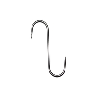 Τσιγκέλι Κρεοπωλείου Ανοξείδωτο Μονό 140mm