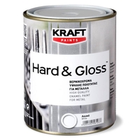 Βερνικόχρωμα Hard & Gloss - Kraft Paints "Μέλι 10" 0.75L