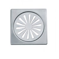 Σχαράκι Μπάνιου Τετράγωνο Inox 10 x 10cm