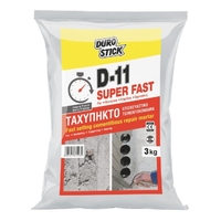 Ταχύπηκτο Tσιμεντοκονίαμα D-11 Super Fast Durostick 3Kg
