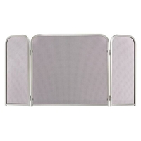 Κάλυψη Τζακιού Τρίφυλλη Νικέλ Ματ No 582