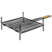 Αντικολλητική Σχάρα Με Ξύλινη Λαβή Και Πόδια TEFAL 31.5 X 27.5 cm