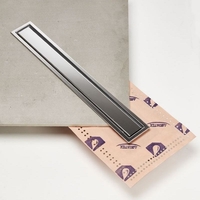 Κανάλι Ντουζιέρας Inox Με Ρυθμιζόμενο Ύψος & Μόνωση Dolu 93774 40cm