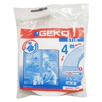 Αεροστόπ Αυτοκόλλητη Ταινία GEKO Λευκή 30mm x 4m