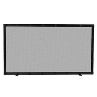 Μονόφυλλη Κάλυψη Τζακιού Μαύρη