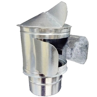 Μακεδονικό Καπέλο Καμινάδας Γαλβανιζέ Φ150