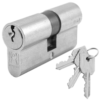 Κύλινδρος Πόρτας Απλός Domus 16075K 75mm Νίκελ