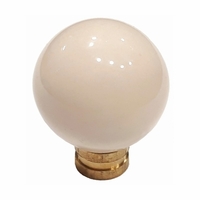 Πόμολο Πορσελάνης Μπεζ Για Έπιπλα 2041-2 30mm