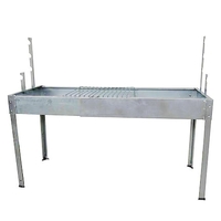 Παραδοσιακή Ψησταριά Κάρβουνου Συρταρωτή 95-150 X 55 cm