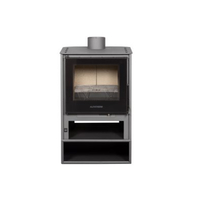 Σόμπα Ξύλου με Βεντιλατέρ BRASSERO STOVE ΑLFATHERM 10KW