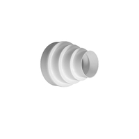 White Plastic Air Duct Reducer Ø80-Ø150mm