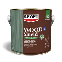 Acrylic Impregnation Varnish Wood Shield Color Based- Kraft Paint "Transparent" 0.75L