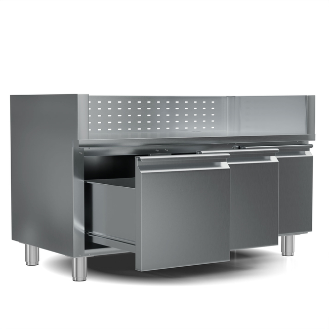 ΕΡΜΑΡΙΟ INOX BBQ TGH-B1-B8B-G ΜΕ ΣΥΡΤΑΡΙΑ