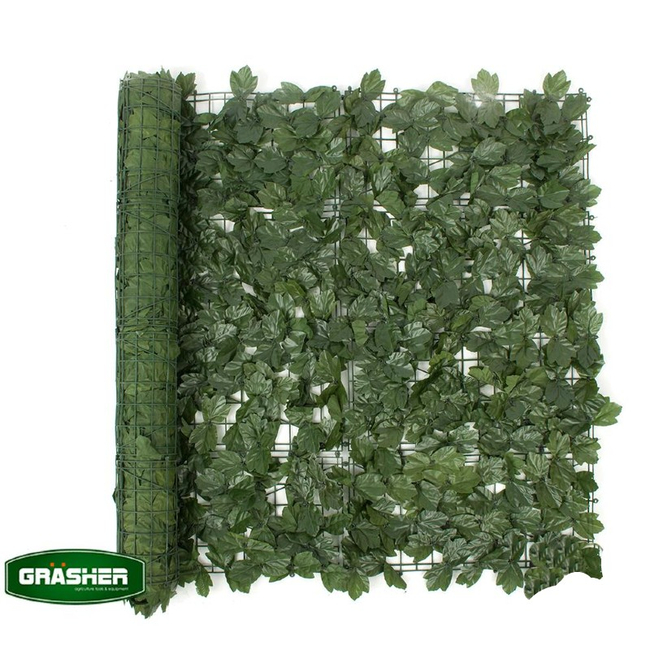 Φυλλωσιά Συνθετική Σε Πλέγμα Πράσινο 150x300cm GRASHER
